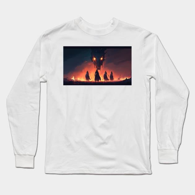 The 4 Horsemen #2 Long Sleeve T-Shirt by Aura.